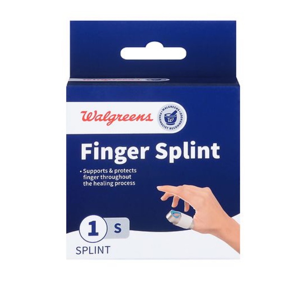 Walgreens Finger Splint Size Small